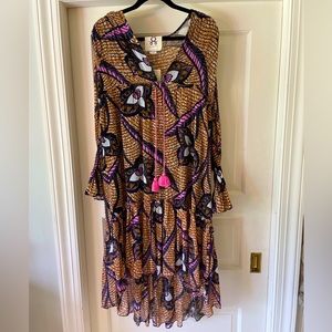 Figue Veronica Flounce Midi Dress